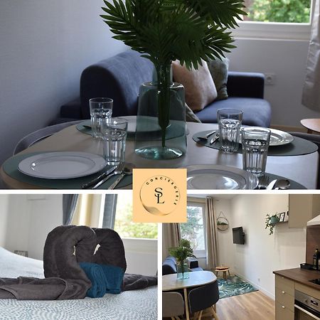 Elegant T2 A Bron, Tramway A 2Min, Box Parking, 4Personnes Leilighet Eksteriør bilde