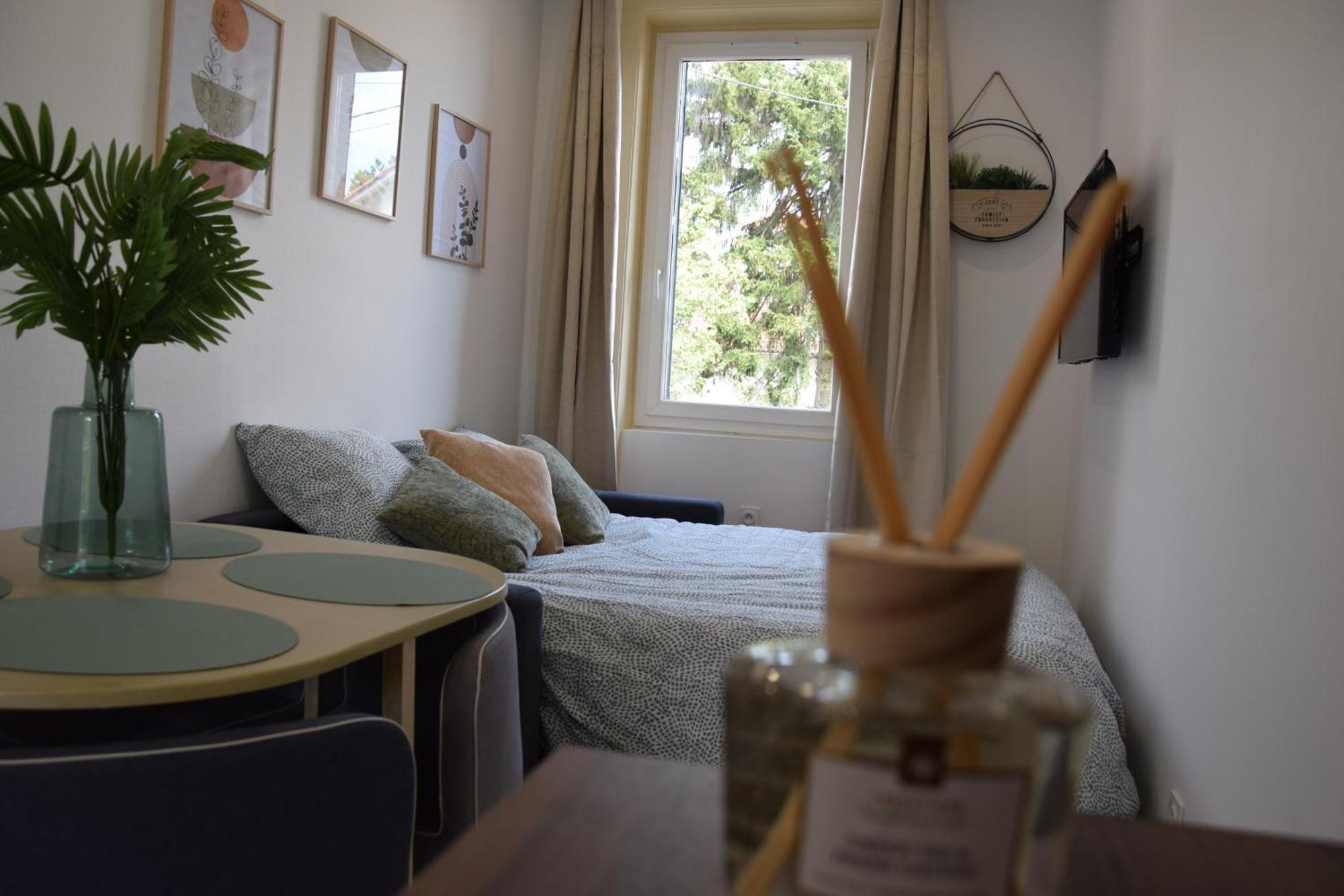 Elegant T2 A Bron, Tramway A 2Min, Box Parking, 4Personnes Leilighet Eksteriør bilde